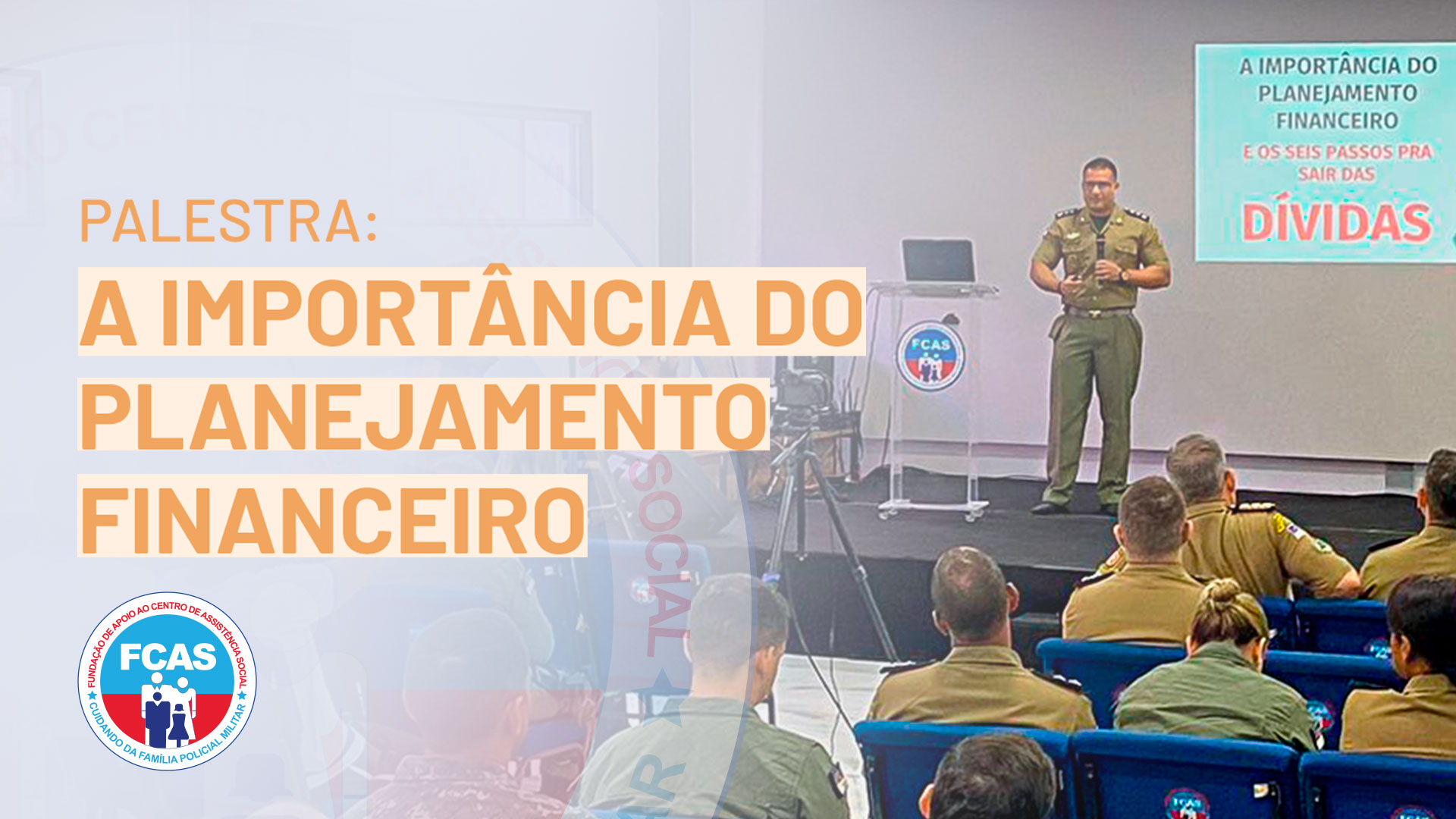 PALESTRA SOBRE A IMPORTÂNCIA DO PLANEJAMENTO FINANCEIRO